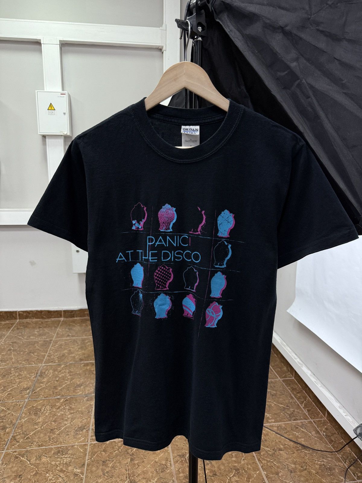 Gildan Vintage Y2k Panic At The Disco Band T Shirt Retro Rare Hoodie, Sweatshirt | FlexRushtees.com