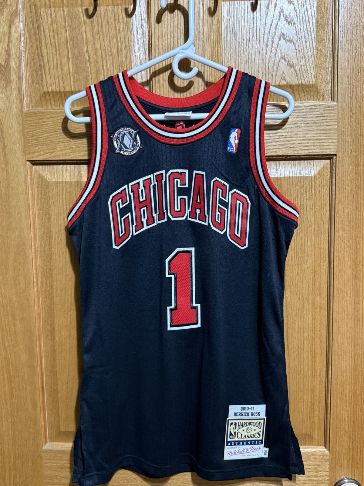 Ness Mitchell And Ness Authentic Derrick Rose Jersey