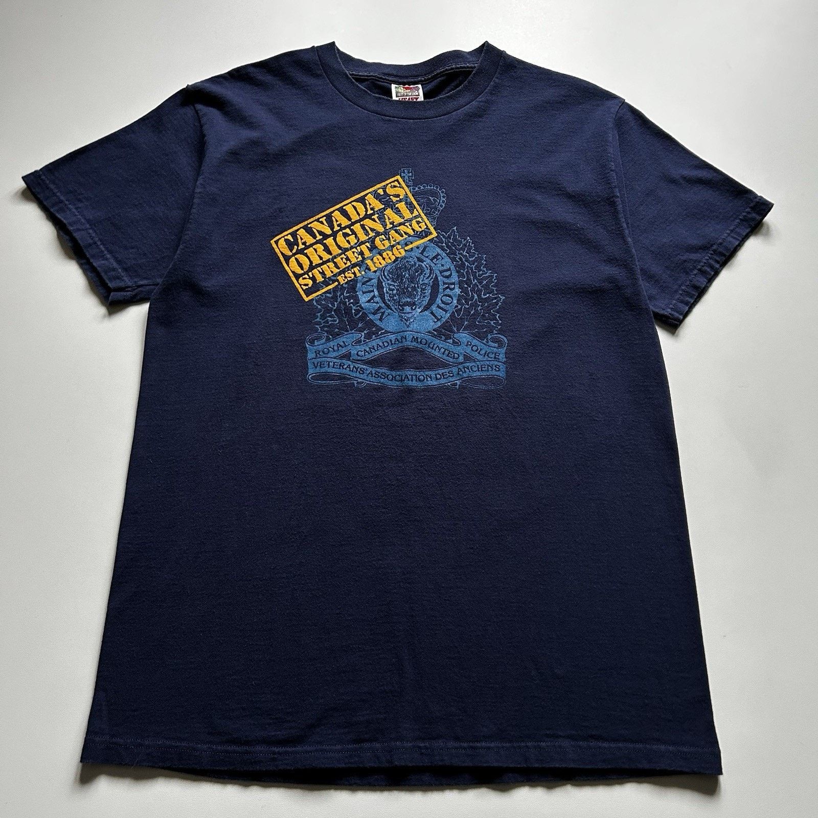 Vintage 90s Rcmp Canada Police Street Gang T Shirt Large Usa Hoodie, Sweatshirt | FlexRushtees.com