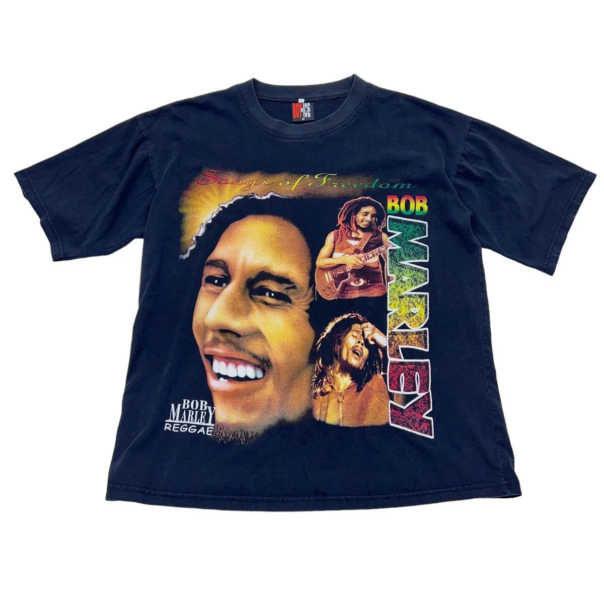 Bob Marley X Vintage Vintage Bob Marley Song Of Freedom T Shirt Hoodie, Sweatshirt | FlexRushtees.com