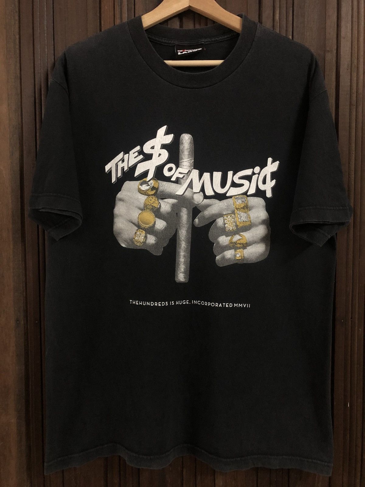 Vintage The Hundreds The S Of Music Nice Print Tee Shirt Hoodie, Sweatshirt | FlexRushtees.com