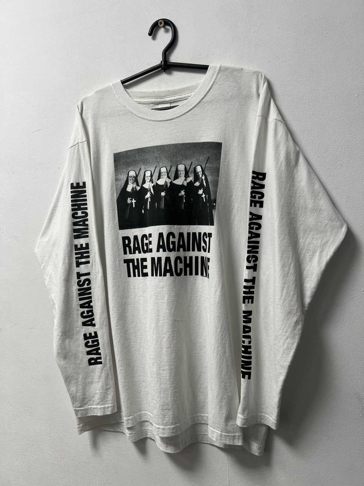 Band Tees Rage Against The Machine Vintage Long Sleeve T Shirt Tee 90s Hoodie, Sweatshirt | AU16VibeMintTees.com