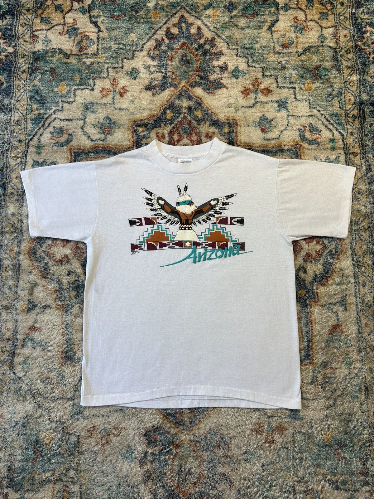 Vintage Arizona Aztec T Shirt Large