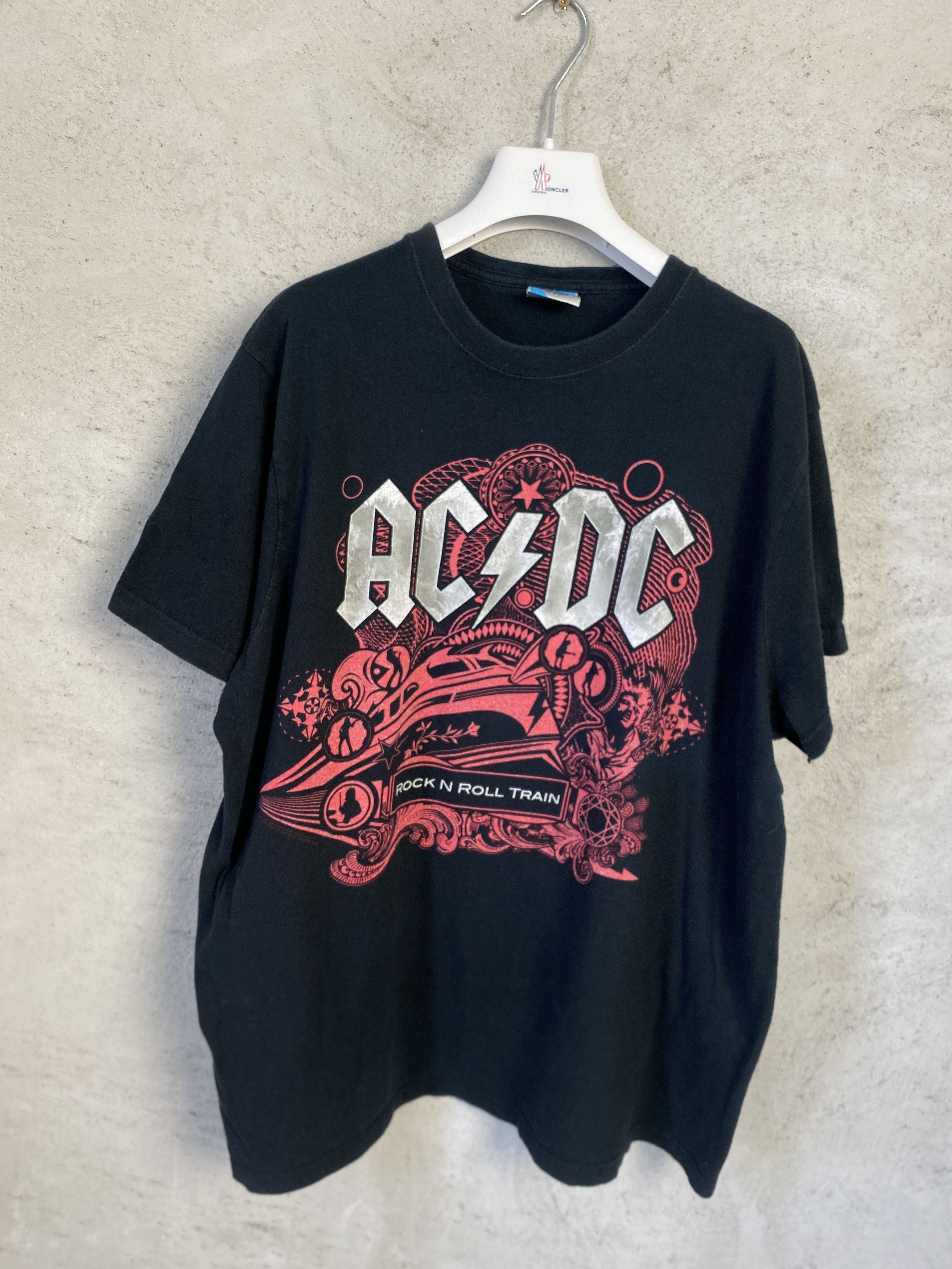 Ac Dc Acdc 2008 2009 Printed T Shirt Tee Rock Band Opium Hoodie, Sweatshirt | FlexRushtees.com