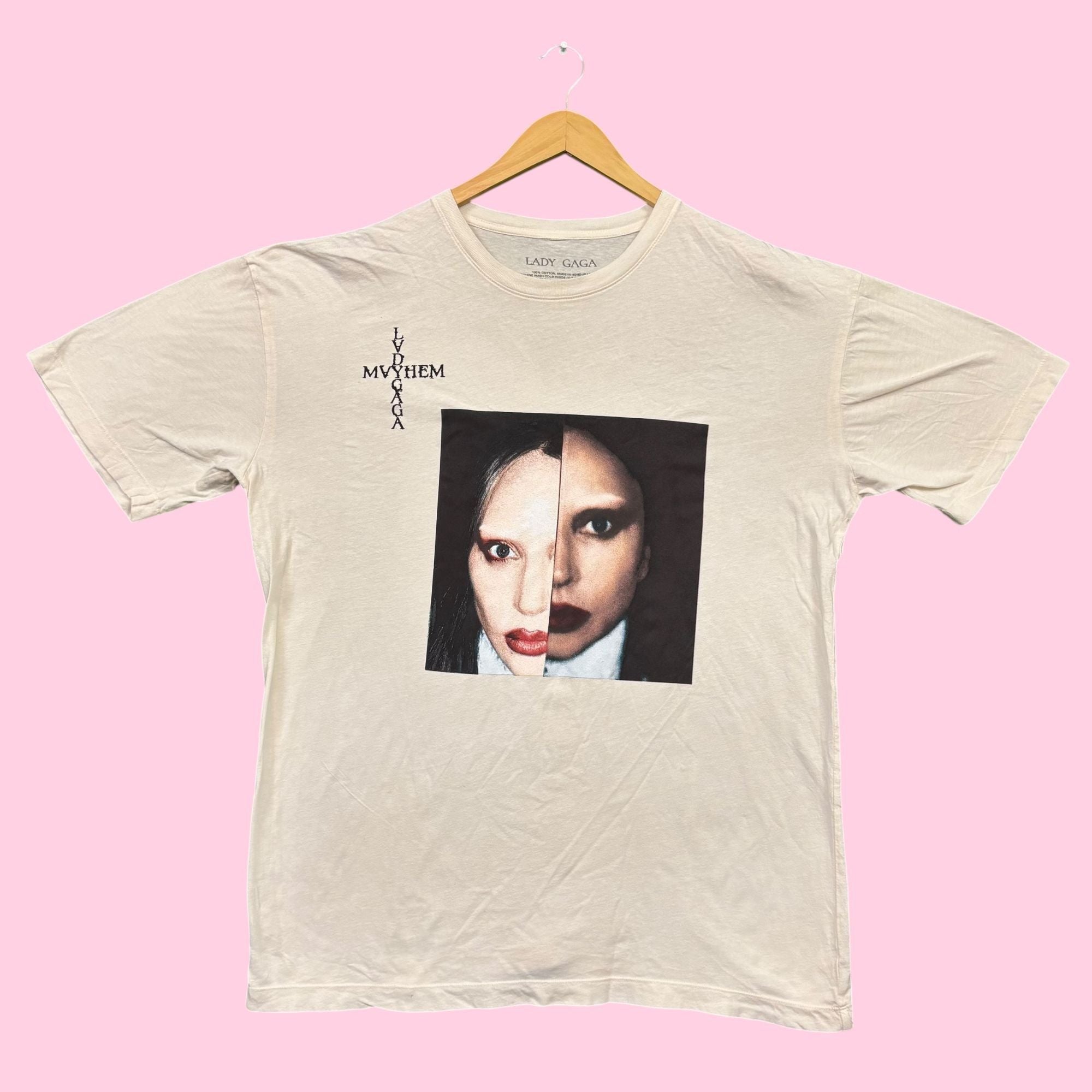 Other Lady Gaga Mayhem Split Face Album Synth Pop Tee Xl Hoodie, Sweatshirt | FlexRushtees.com
