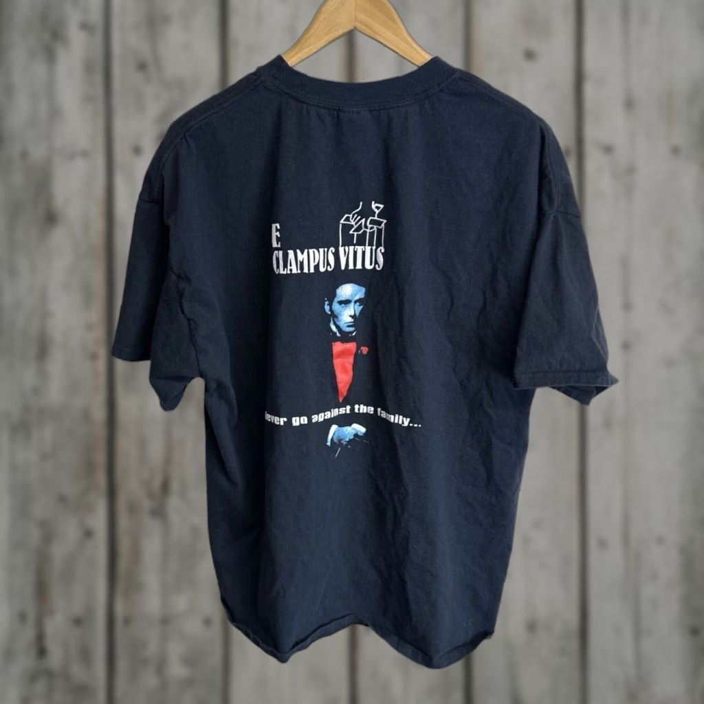 Hanes Vintage The Godfather Movie Promo Hanes T Shirt Men S 2xl Black Graphic Print Short Sleeve Cot Hoodie, Sweatshirt