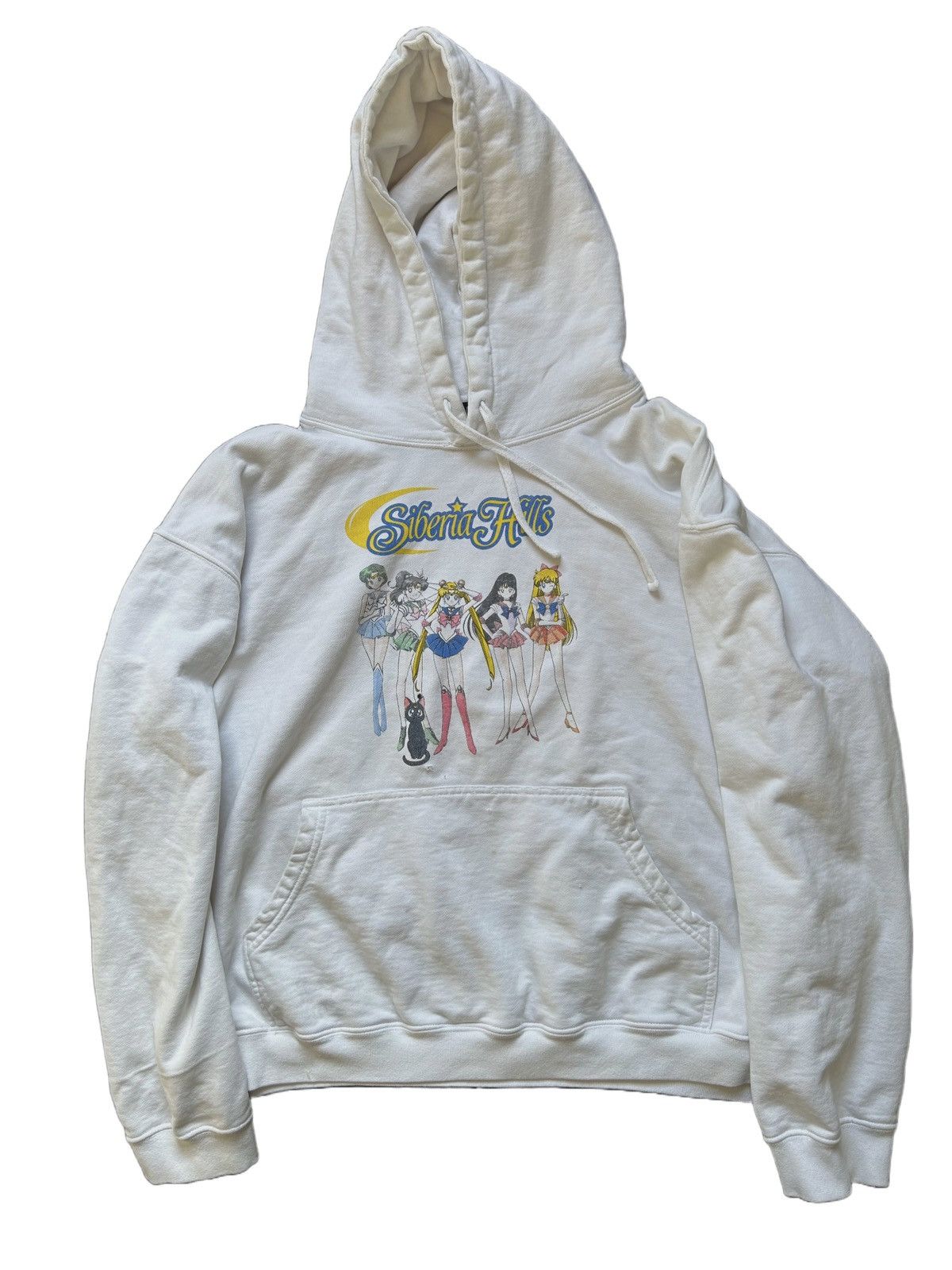Hills Siberia Hills Sailor Moon Hoodie White L T-Shirts, Sweatshirt | FlexRushtees.com