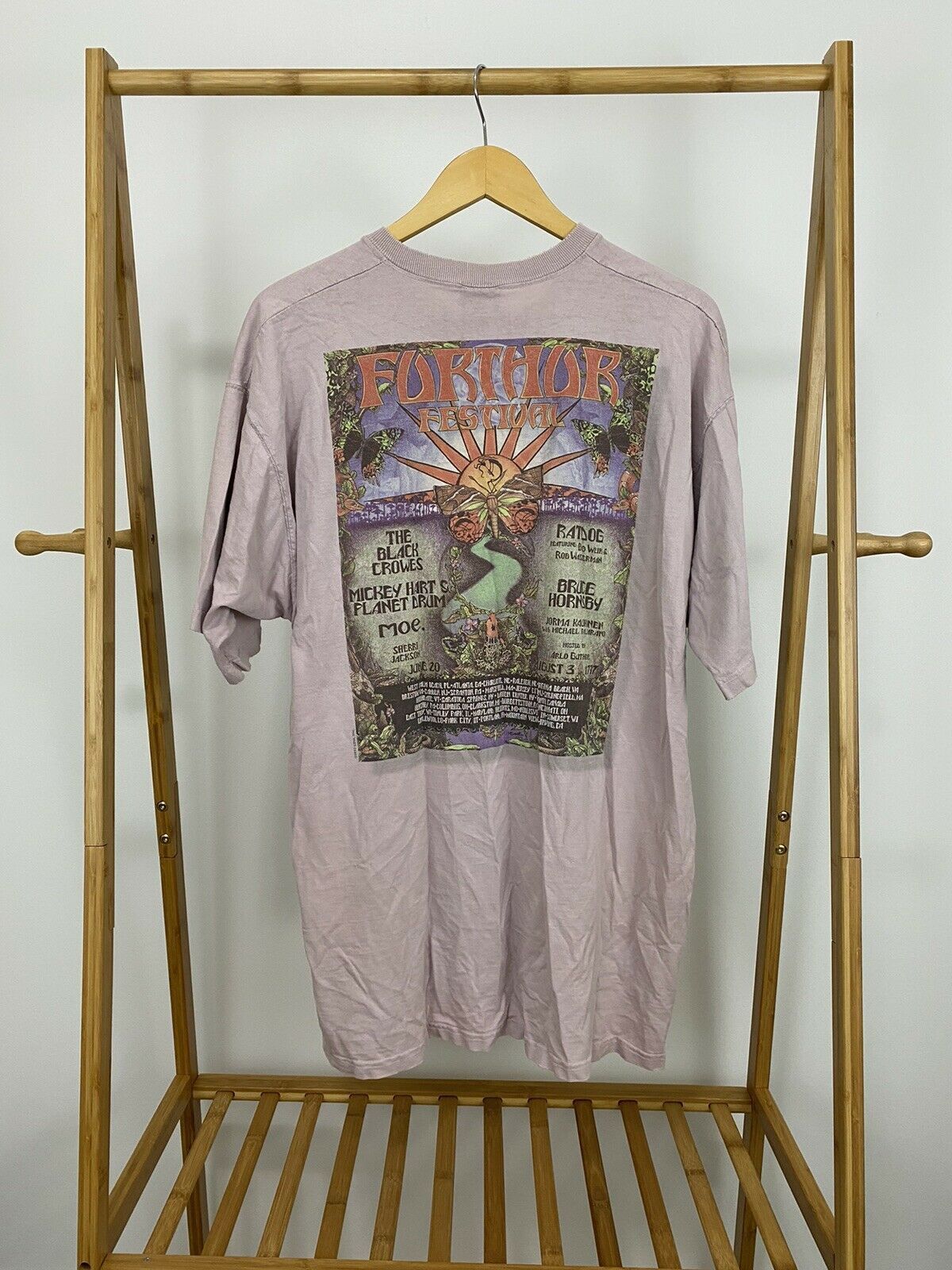 Grateful Dead X Vintage Vtg Further Festival Grateful Dead Liquid Blue T Shirt Xl Hoodie, Sweatshirt | FlexRushtees.com