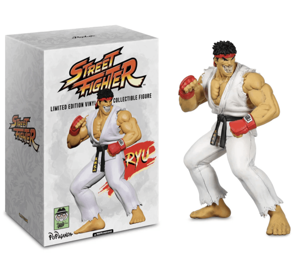 Popaganda Ron English X Street Fighter Ryu Grin