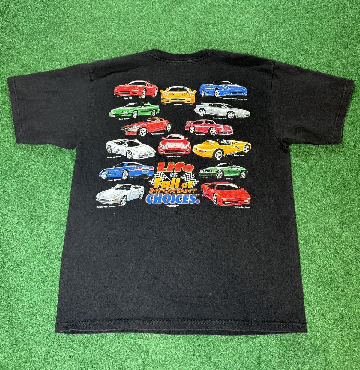 Vintage Important Choices Sport Car T Shirt Supra Nsx Porsche Diablo