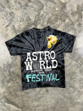 Scott Travis Scott Tie Dye Astroworld Tie Dye Tee Large Popcorn