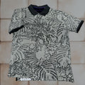 Graham Robert Graham Shirt Men Black White Collared Golf Work Patterned Tropical Beach