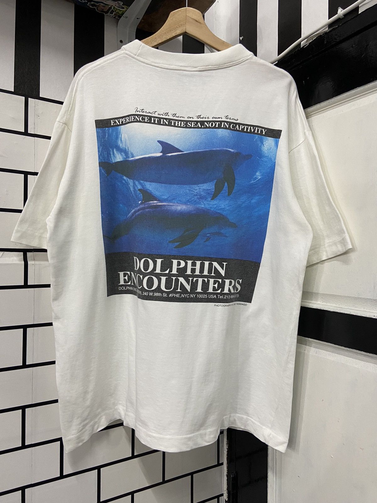 Vintage Dolphin Encounters Photography By Junji Takasago Tee Hoodie, Sweatshirt | FlexRushtees.com