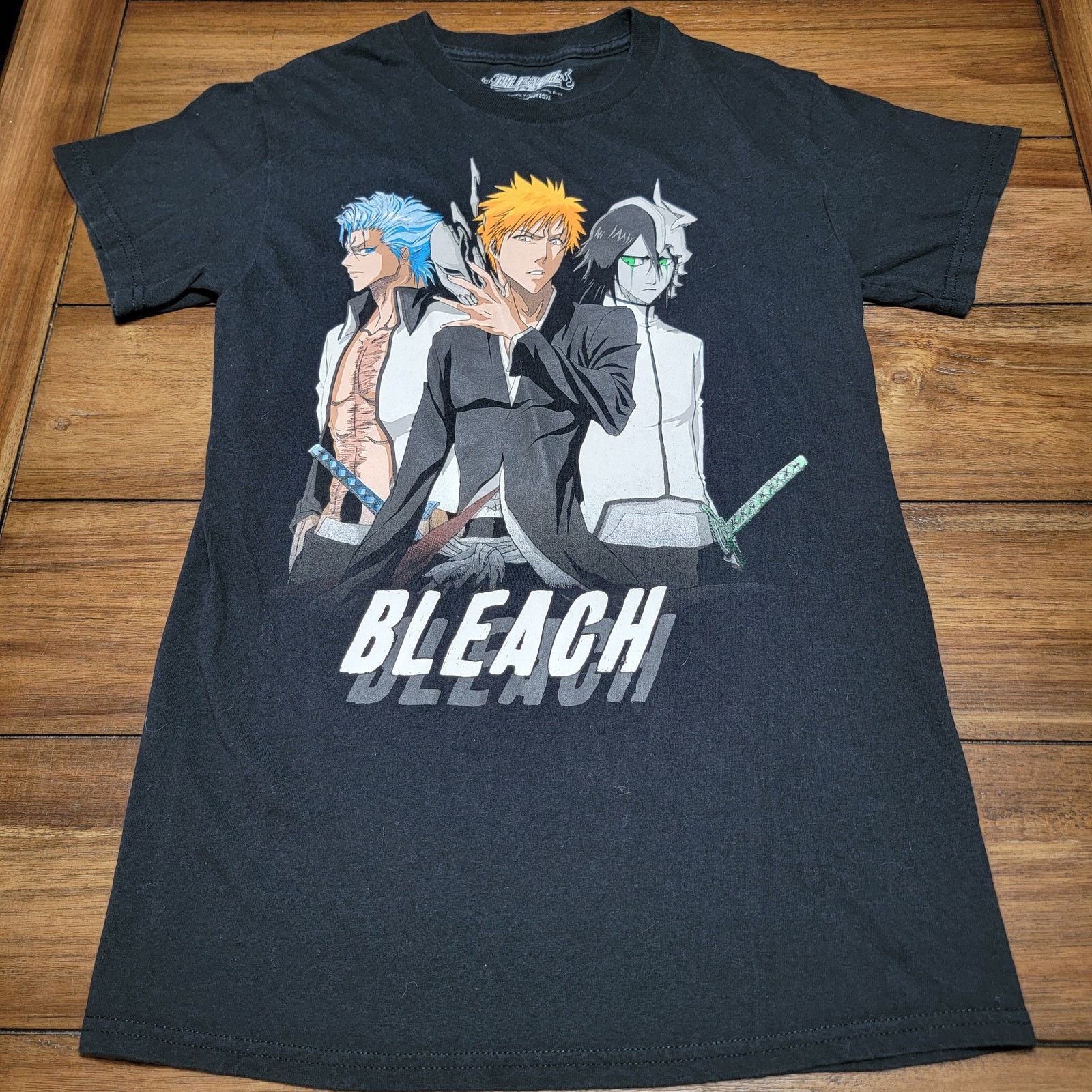 Bleach Anime Black Unisex Tee Characters Size Small Hoodie, Sweatshirt | FlexRushtees.com