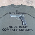 Vintage Y2k Pistol Cz 75 Shadow Gun Promo Tee 911 Hoodie, Sweatshirt | FlexRushtees.com