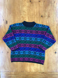 Vintage Erika Blue Tonal Mystical Runes Knit Sweater T-Shirts, Hoodie, Sweatshirt | AU16VibeMintTees.com