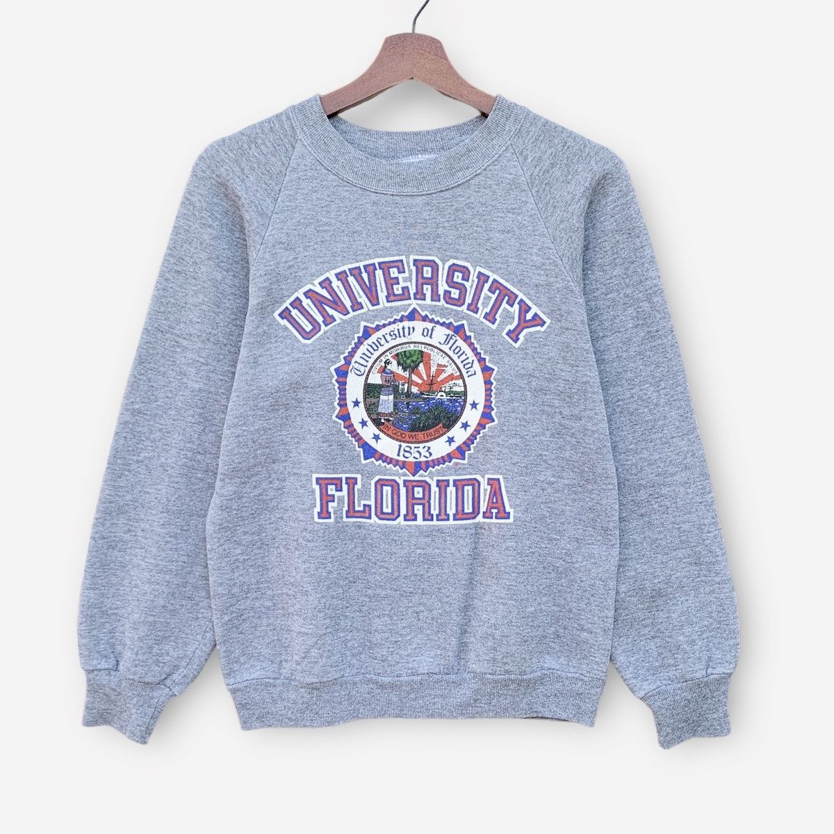 Vintage 80s Jerzees University Of Florida Crewneck