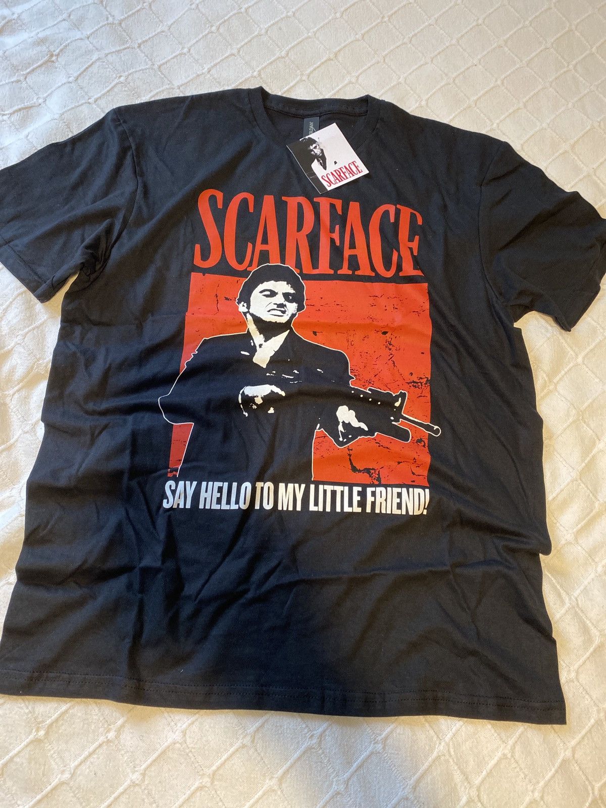 Vintage Scarface Tony Montana Black T Shirt Hoodie, Sweatshirt | FlexRushtees.com