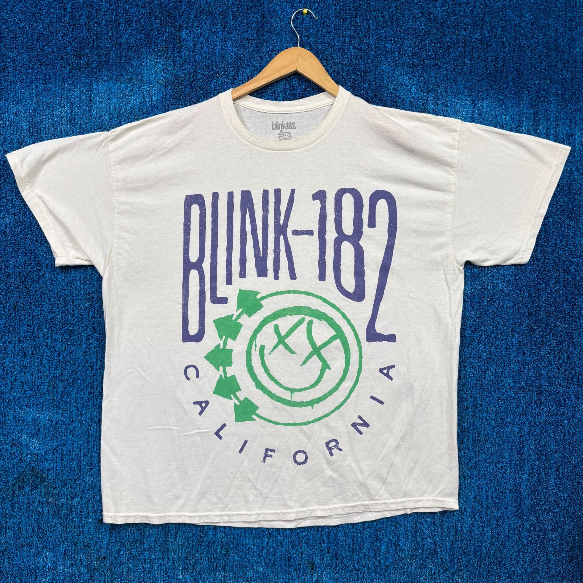 Band Tees Blink 182 California Crappy Oversized Pop Punk Band Tee S M Hoodie, Sweatshirt | FlexRushtees.com