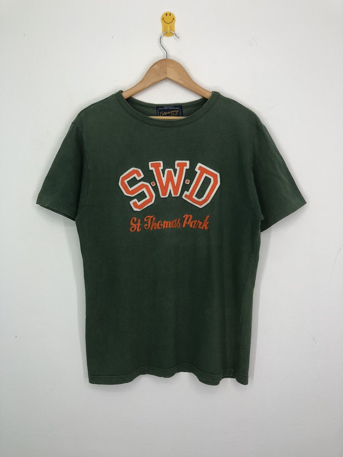 Japanese Brand Vintage Octopus Army Tee Embriodery With Patches Green Hoodie, Sweatshirt | FlexRushtees.com