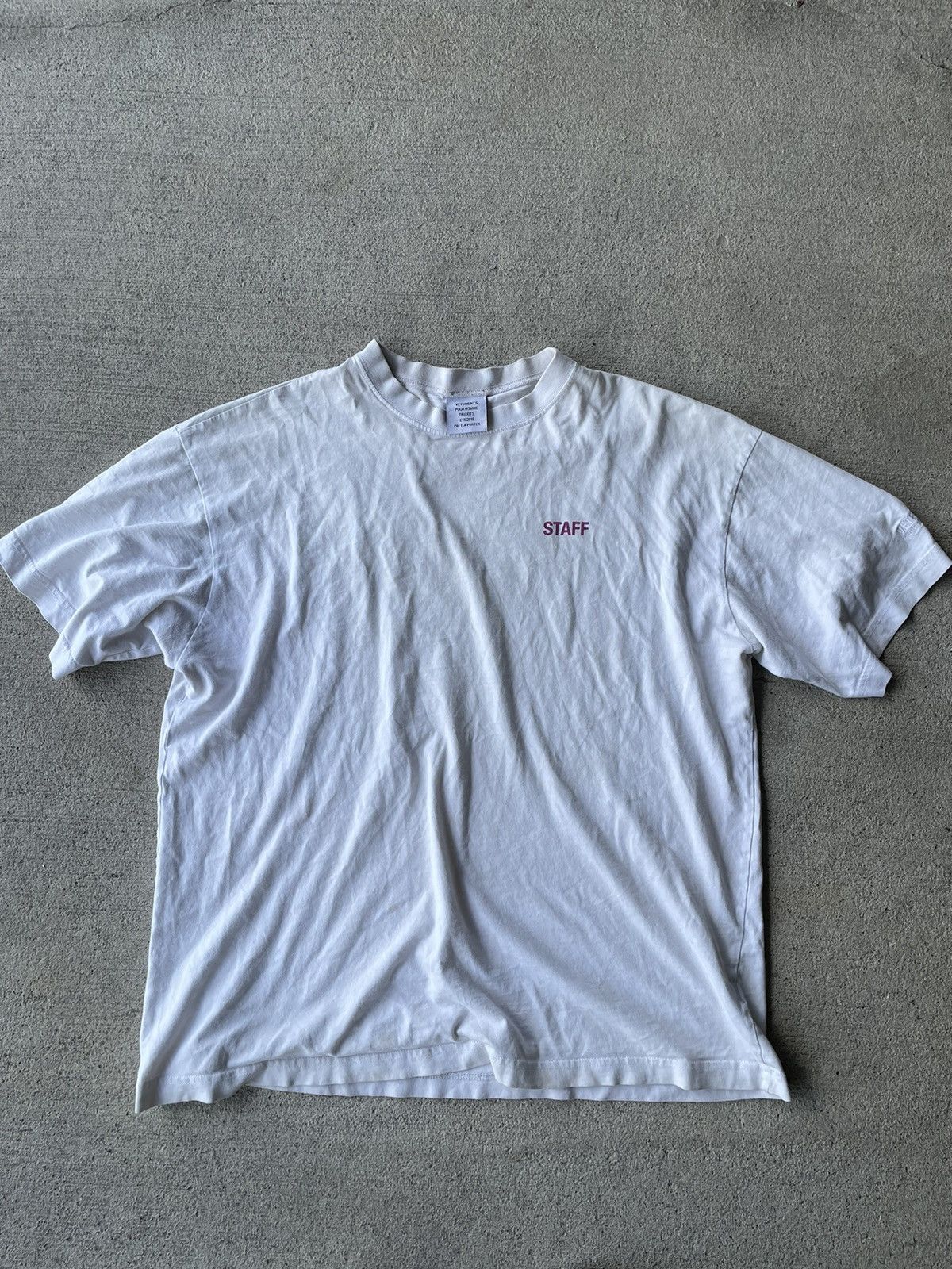 Vetements Staff T T-Shirts, Hoodie, Sweatshirt | FlexRushtees.com