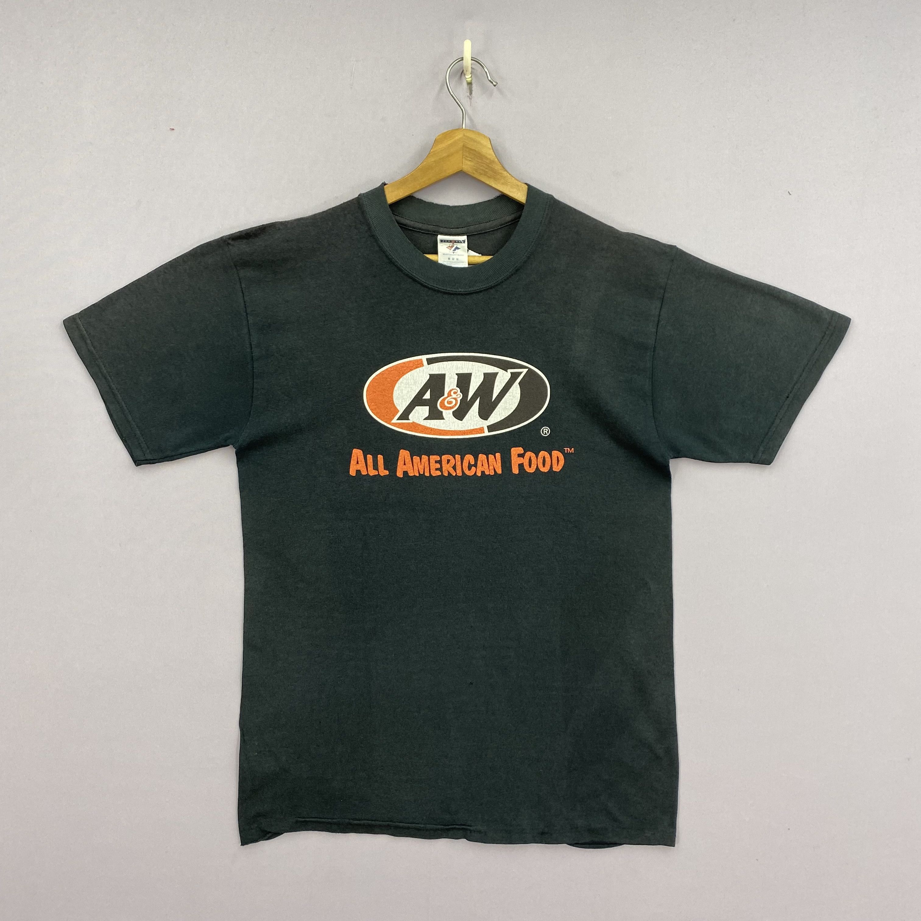 Vintage 90s A W T Shirt All American Food Crewneck Tee Hoodie, Sweatshirt | FlexRushtees.com