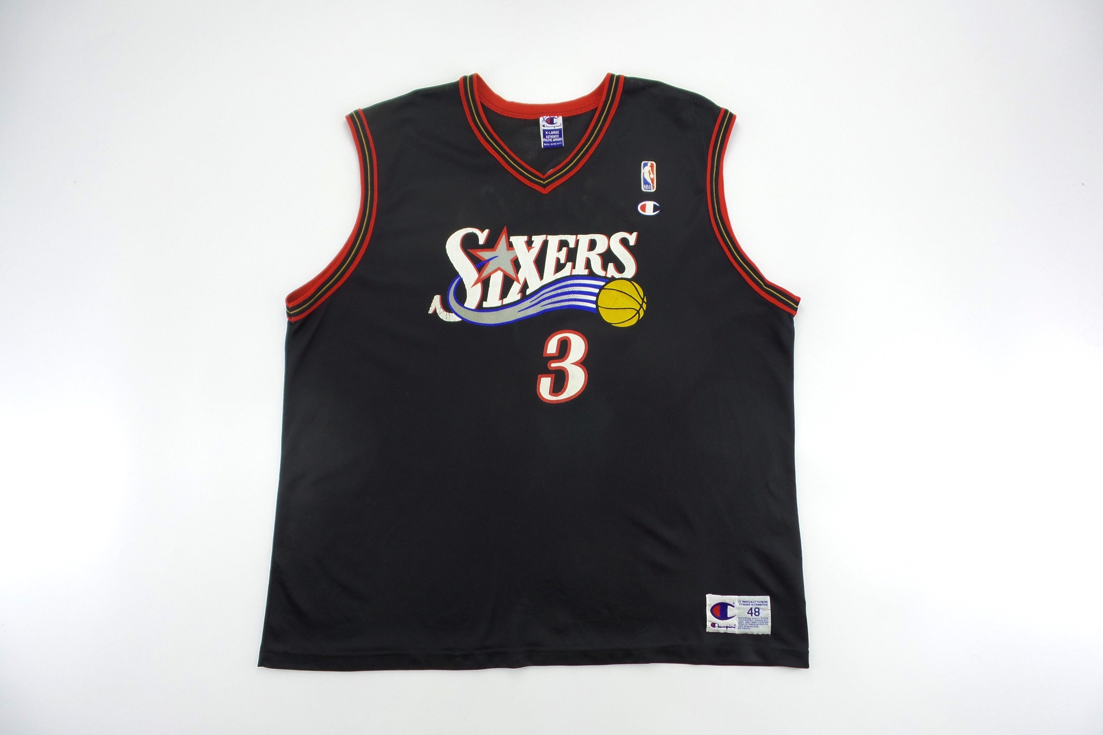 Nba 90s Champion Sixers Allen Iverson 3 Nba Jerseys