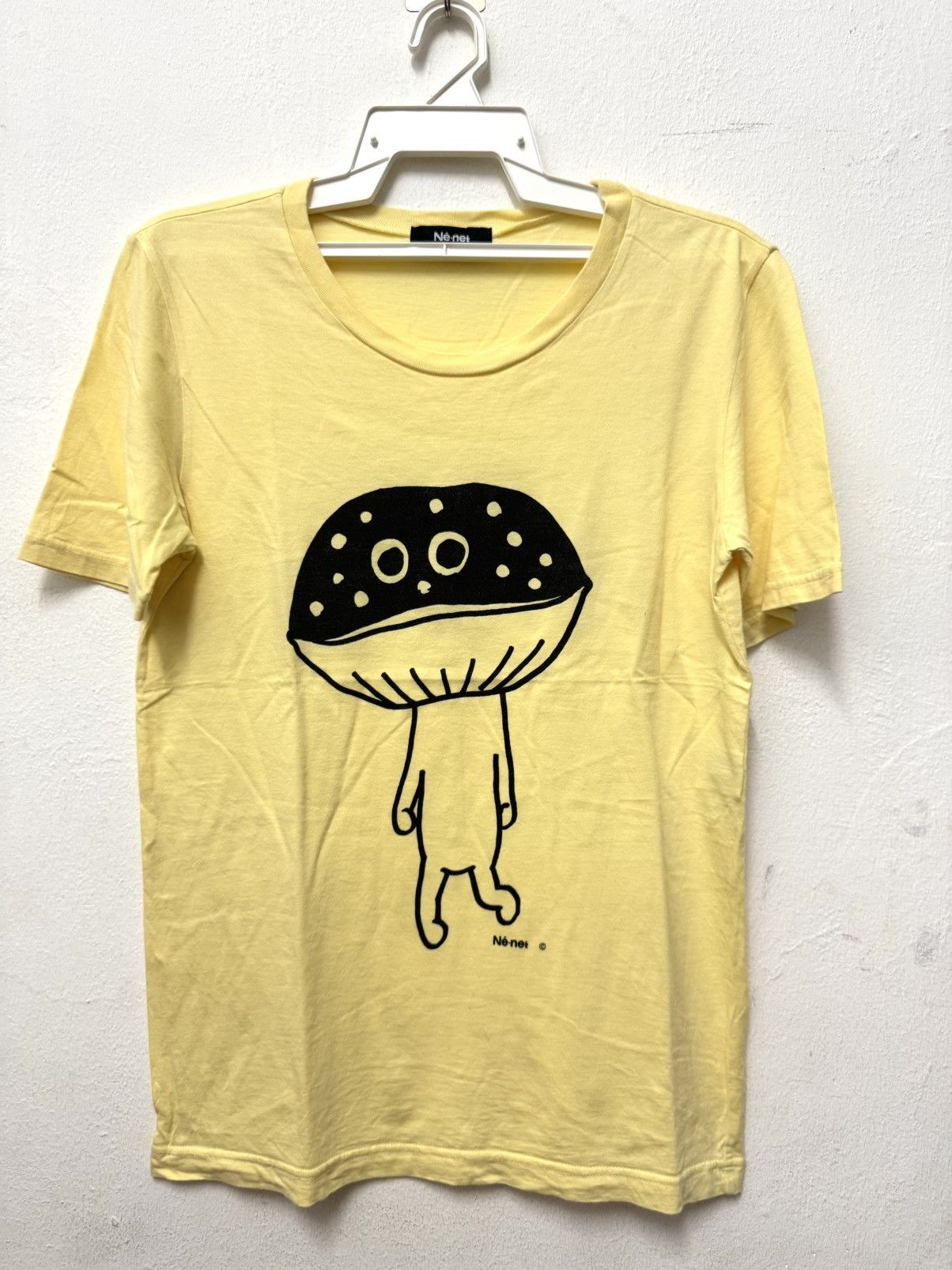Ne Net X Vintage Ne Net Mushroom Logo Japanase Brand Tee