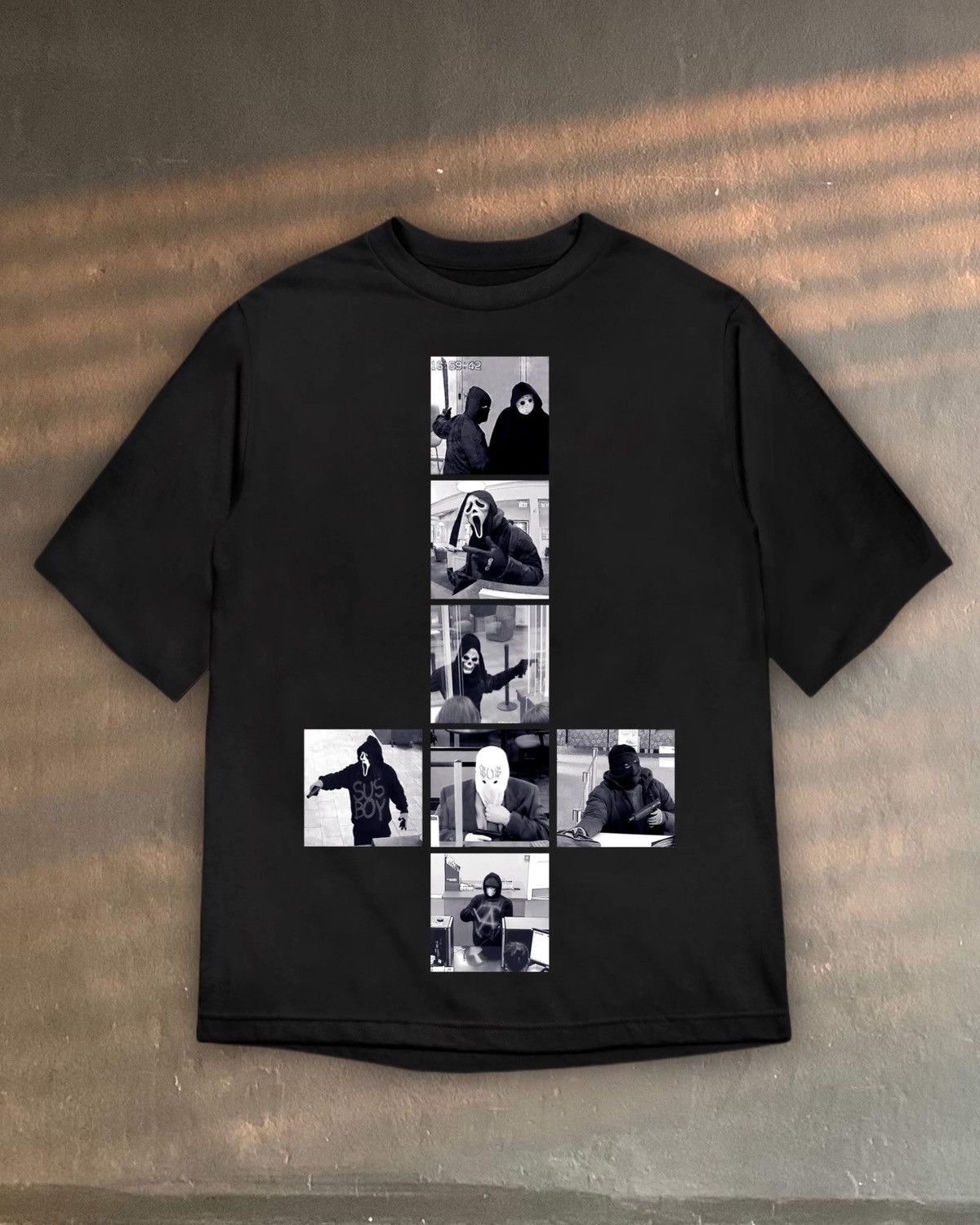 Boy Sus Boy Cctv Tee Gothboiclique Lil Peep Horror Scream Mask
