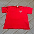 Gildan Ultra Cotton T Shirt Men Xl Red Crew Neck Short Sleeve Casual Graphic Quotes Tee