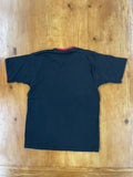 Vintage 1990s Fruit Of The Loom Black Ringer