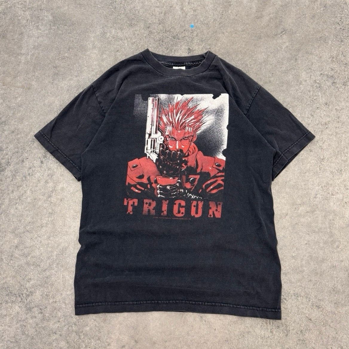 Vintage Y2k 2005 Trigun T Shirt Vash The Stampede Anime Tee