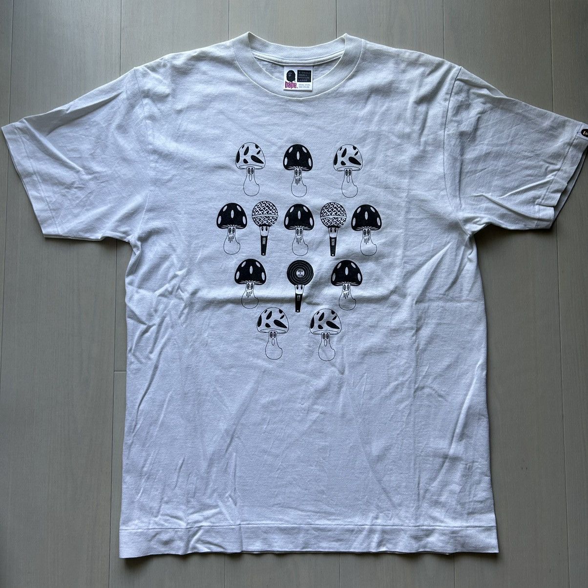 Japanese Brand Bape Mushroom T Shirt