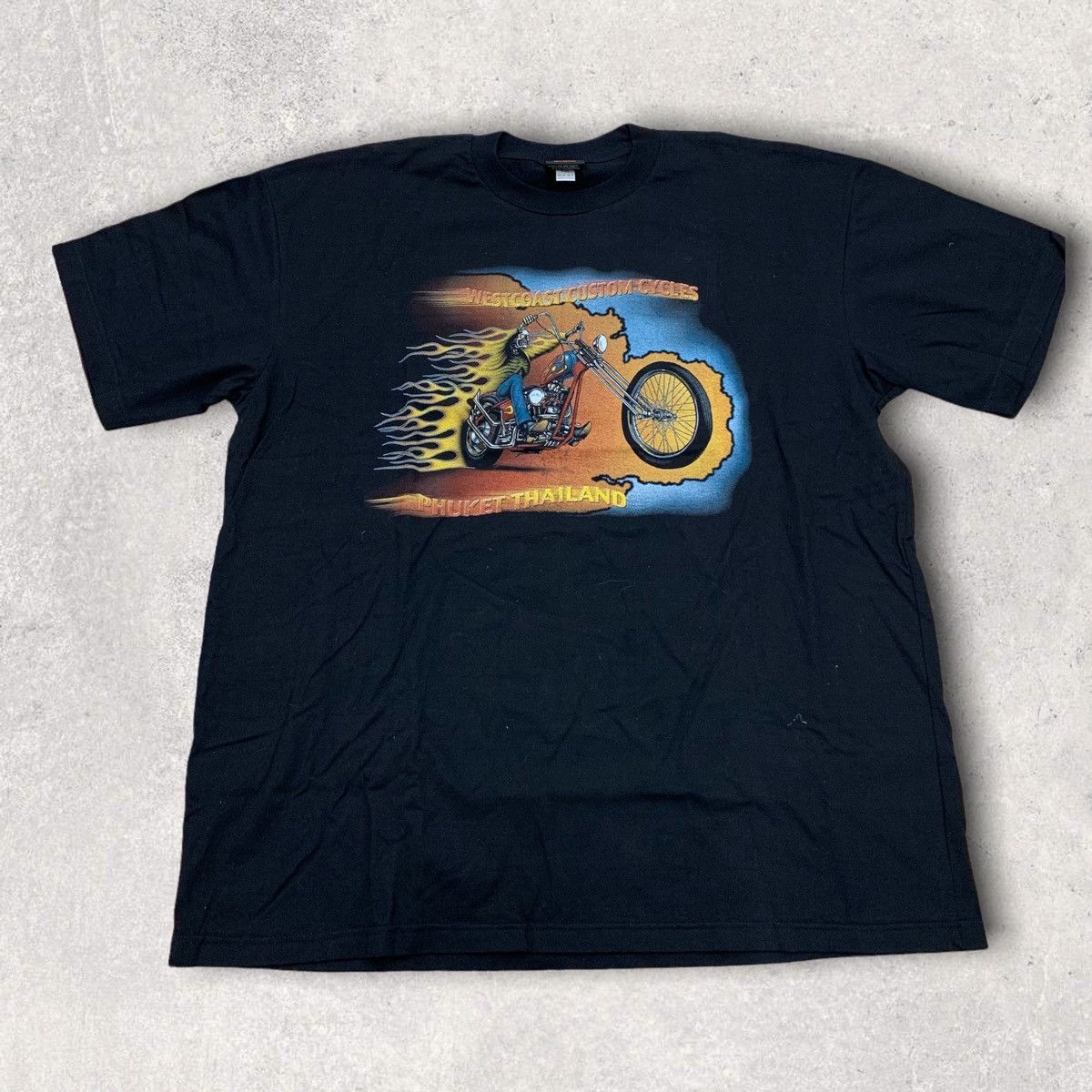 Vintage West Coast Custom Cycles Tee Hoodie, Sweatshirt | FlexRushtees.com
