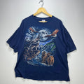 Vintage Animal Nature Wolf Eagle Shirt Xxl Hoodie, Sweatshirt | FlexRushtees.com