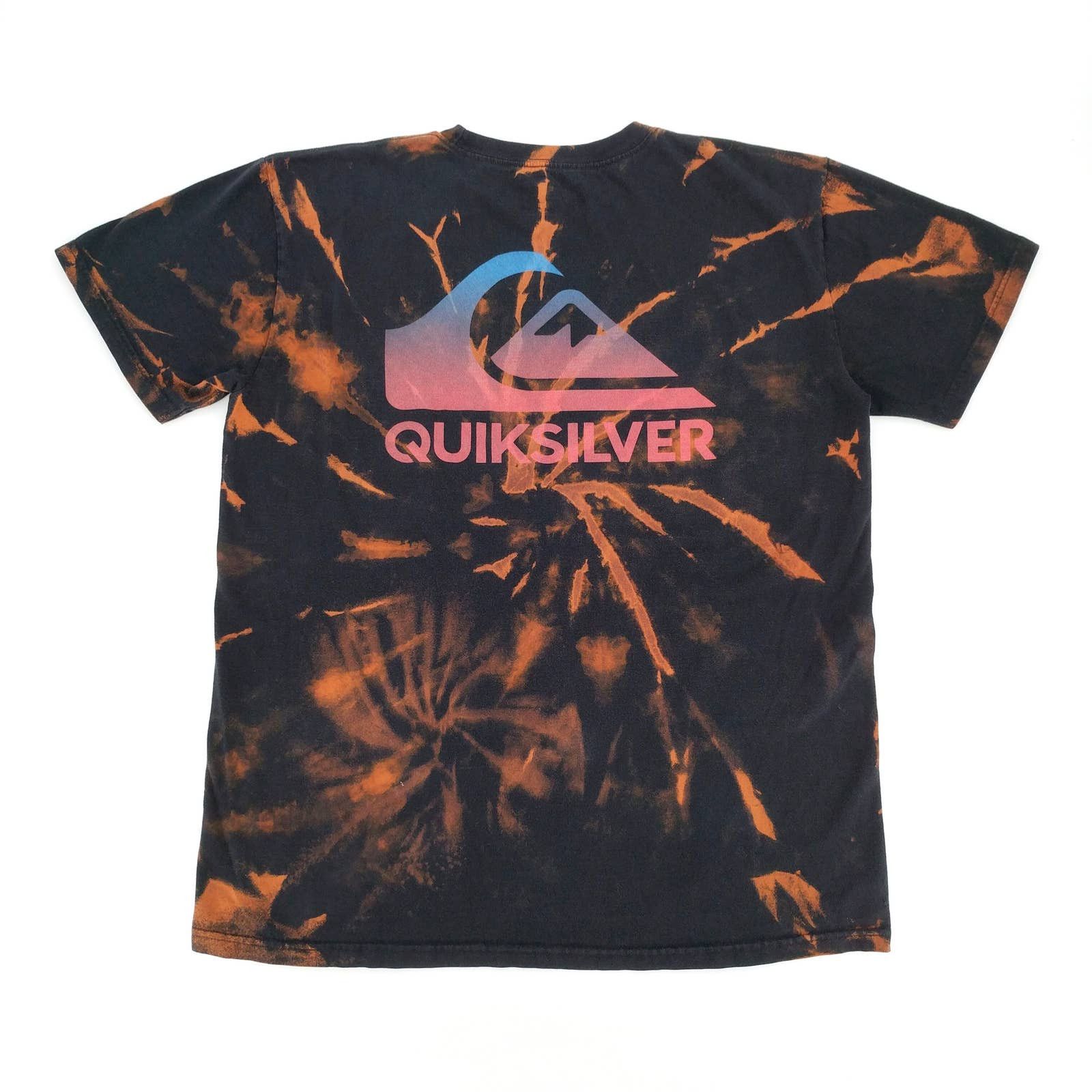 Quiksilver Custom Bleached Surf Skater T Shirt Distressed Xl Hoodie, Sweatshirt | FlexRushtees.com