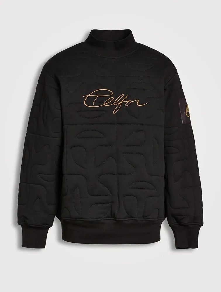 Telfar Moose Knuckles X Telfar Quilted Mockneck Sweatshirt T-Shirts, Hoodie | FlexRushtees.com