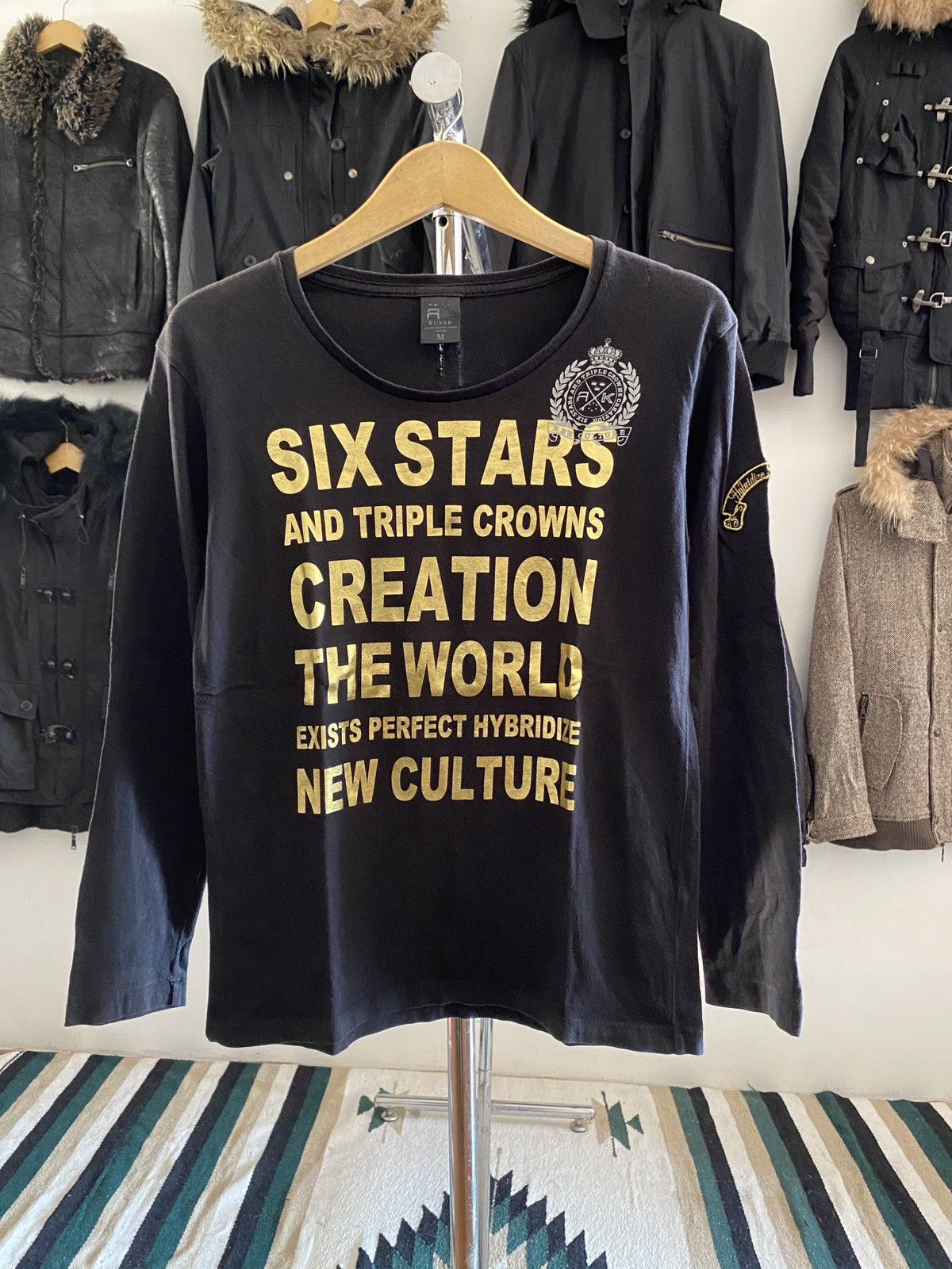 Hysteric Glamour Japanese Russ K Poem Longsleeve Tee Hoodie, Sweatshirt | FlexRushtees.com