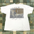 Hanes Vintage Rare U2 Smell The Flowers While You Can 1991 Tour T Shirt White Xl Mens Shirt Band 90s Hoodie, Sweatshirt