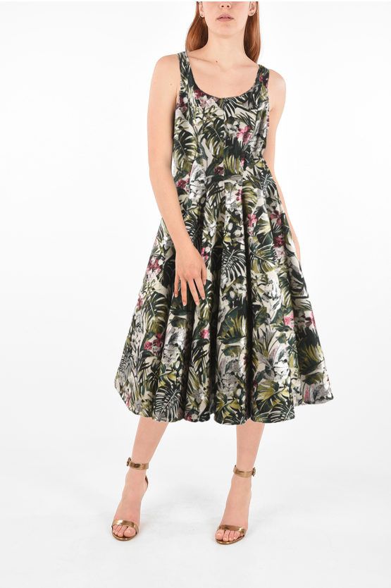 Philipp Plein Couture Floral Print It S Your Decision Sleeveless A Line Dr T-Shirts, Hoodie, Sweatshirt