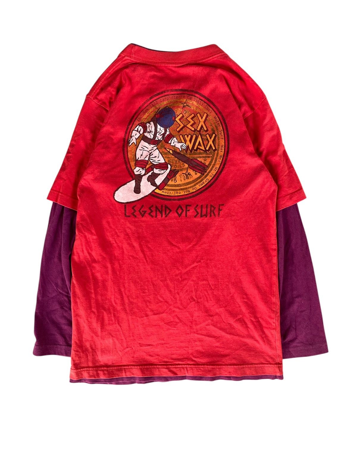 Stussy 1990s Sex Wax Mr Zogs Astronaut Ls