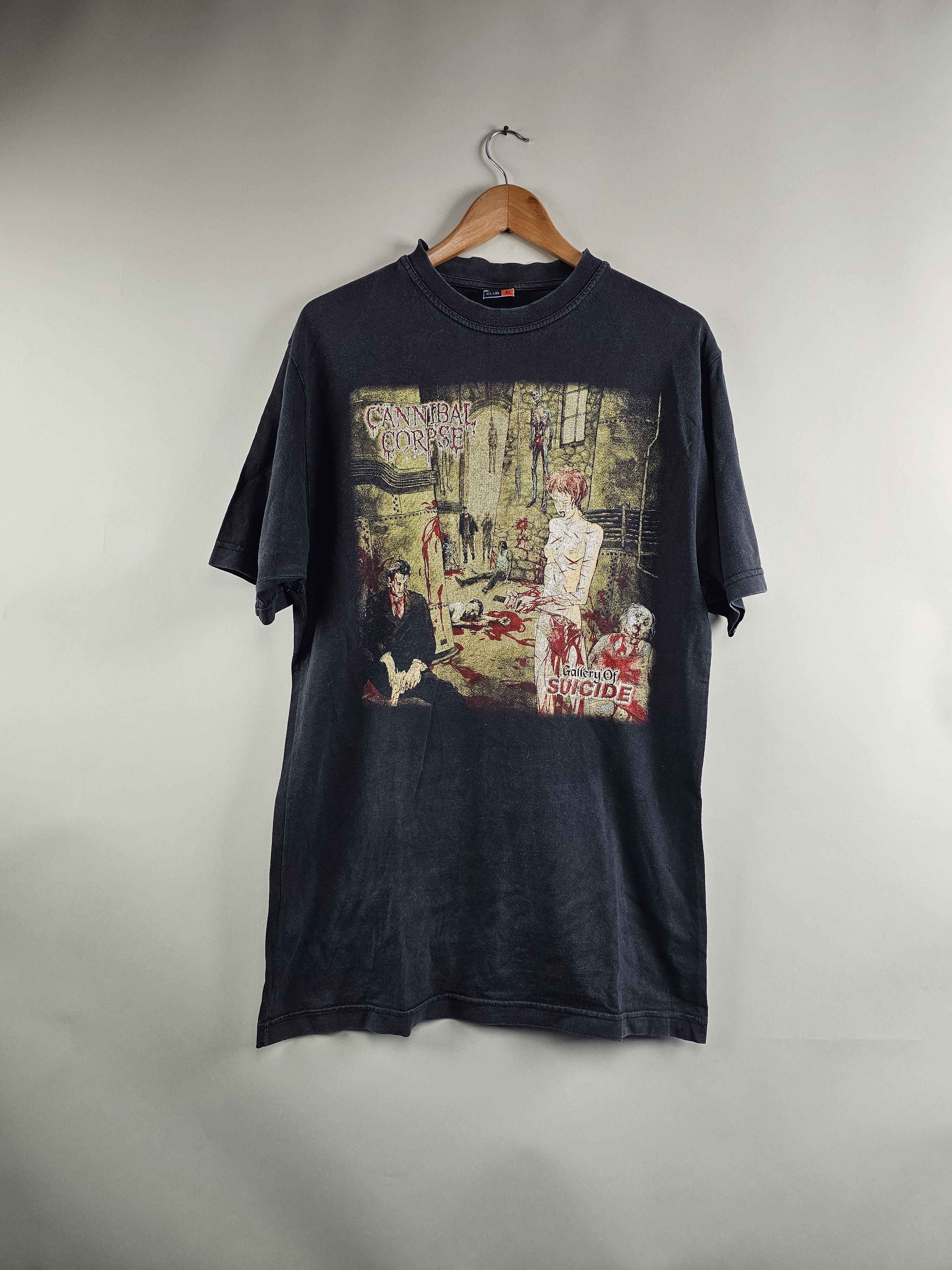 Vintage 1998 Cannibal Corpse Gallery Of Suicide 90s Xl T-Shirts, Hoodie, Sweatshirt | FlexRushtees.com