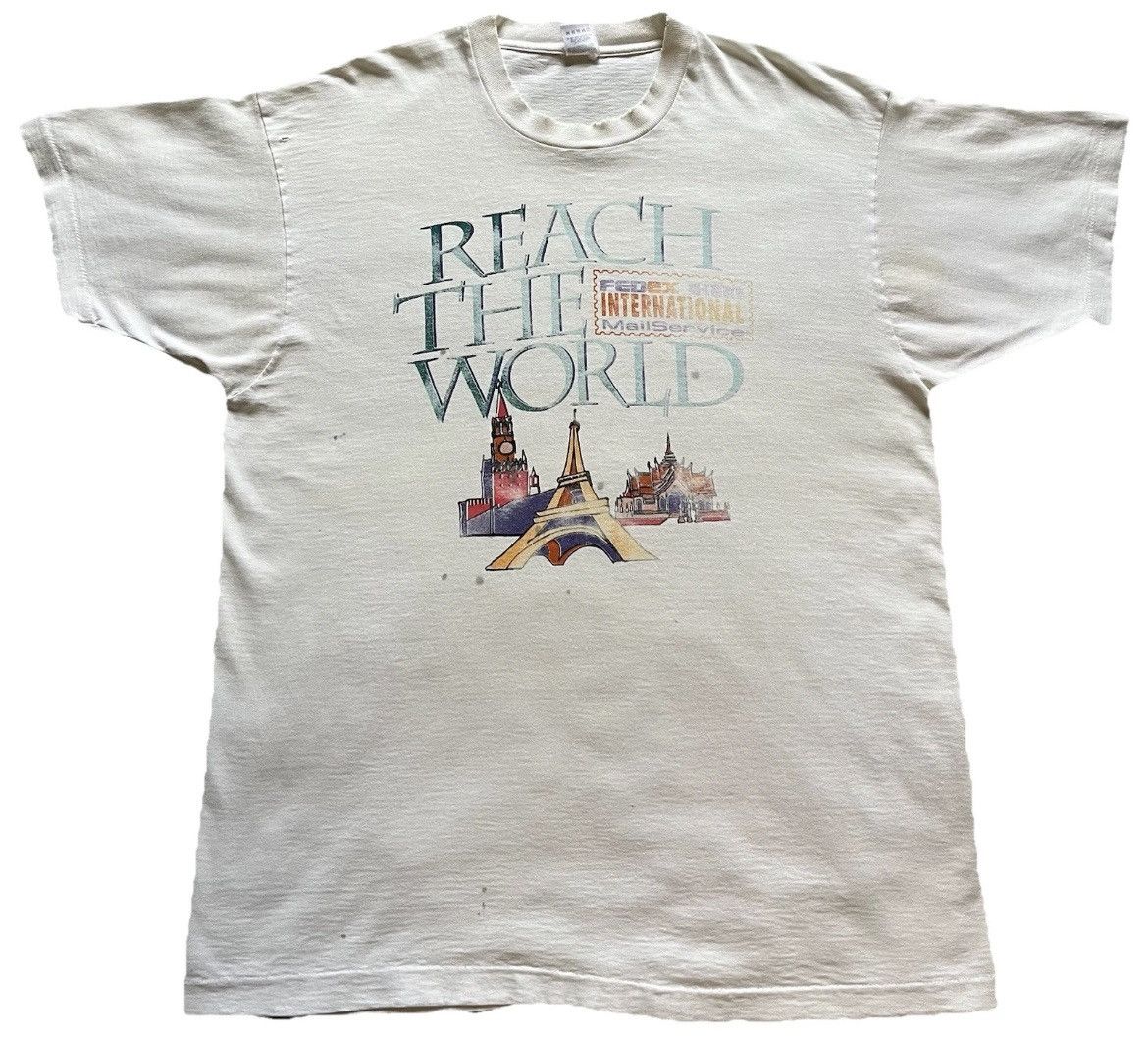 Vintage 90s Fedex Promo T Shirt Size Xl Art Tee Hoodie, Sweatshirt | FlexRushtees.com