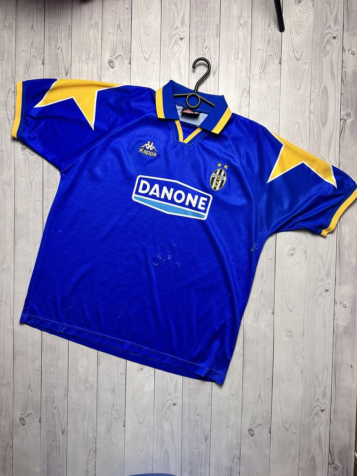 Vintage Kappa Soccer Jersey Juventus 10 Size Xl Rare Blue
