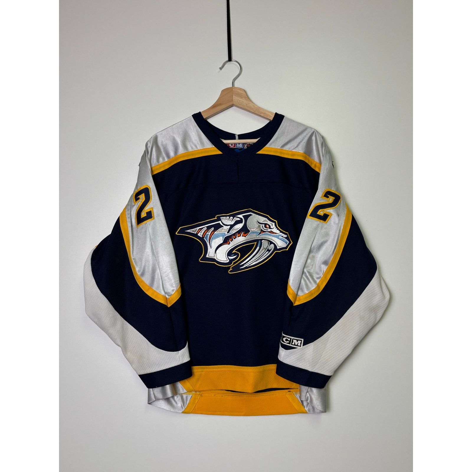 Vintage Nashville Predators 90s Home Jersey Fisher