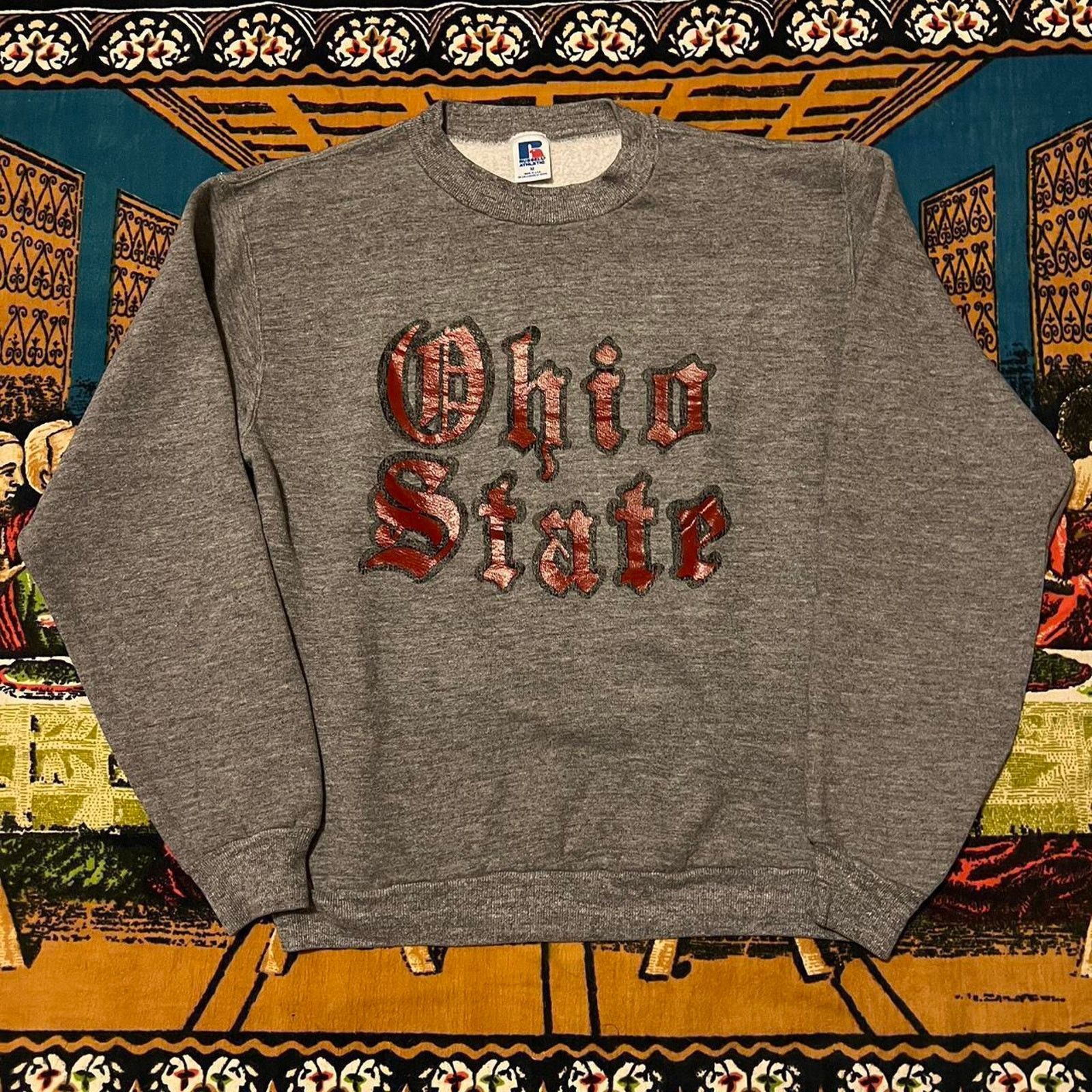 Athletic Vintage Russell Athletic Ohio State Crewneck Sweater College