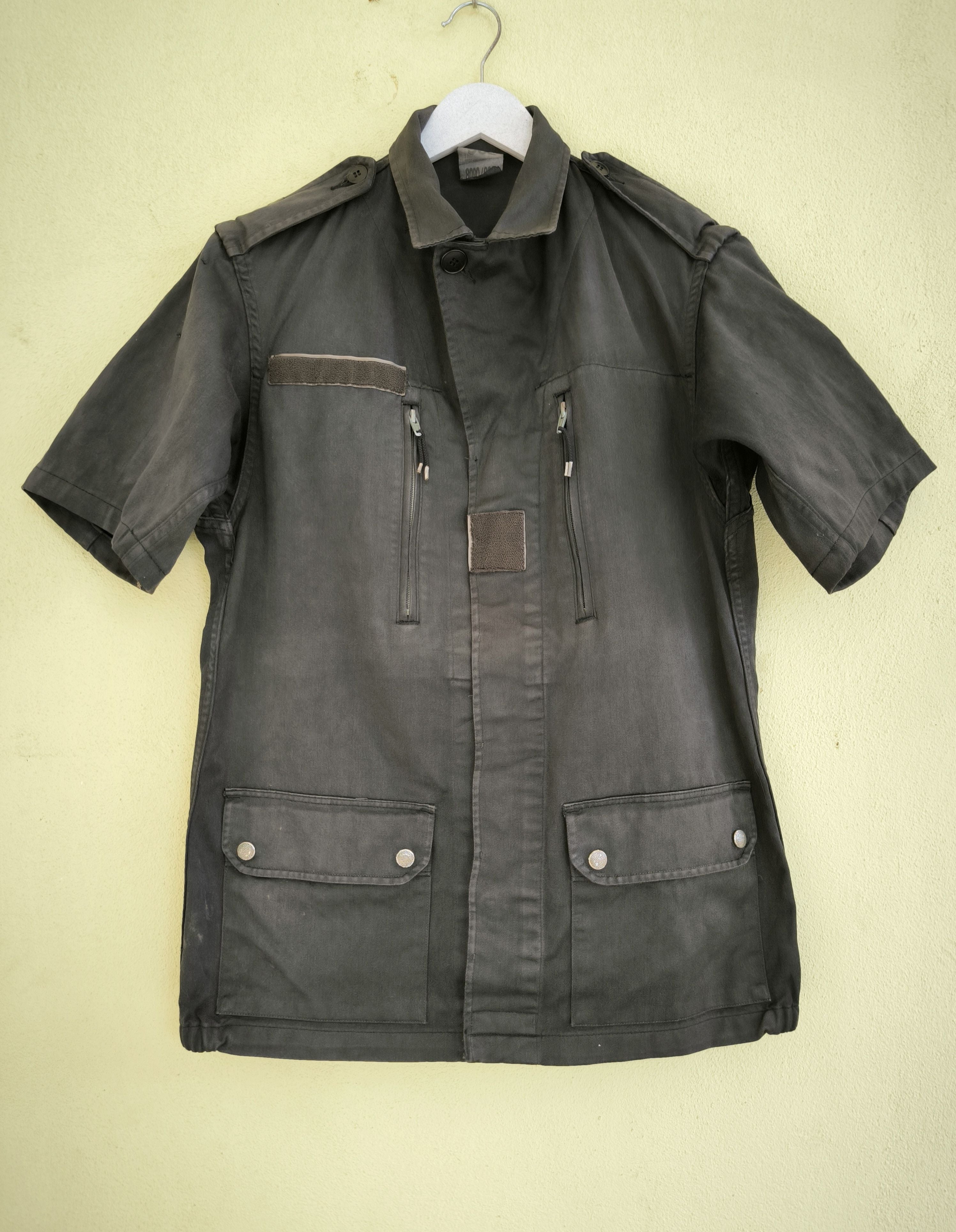 Vintage Vtg French Army Short Sleeve Shirt Hoodie, Sweatshirt | FlexRushtees.com
