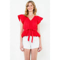 V-Neck Short Sleeve Top