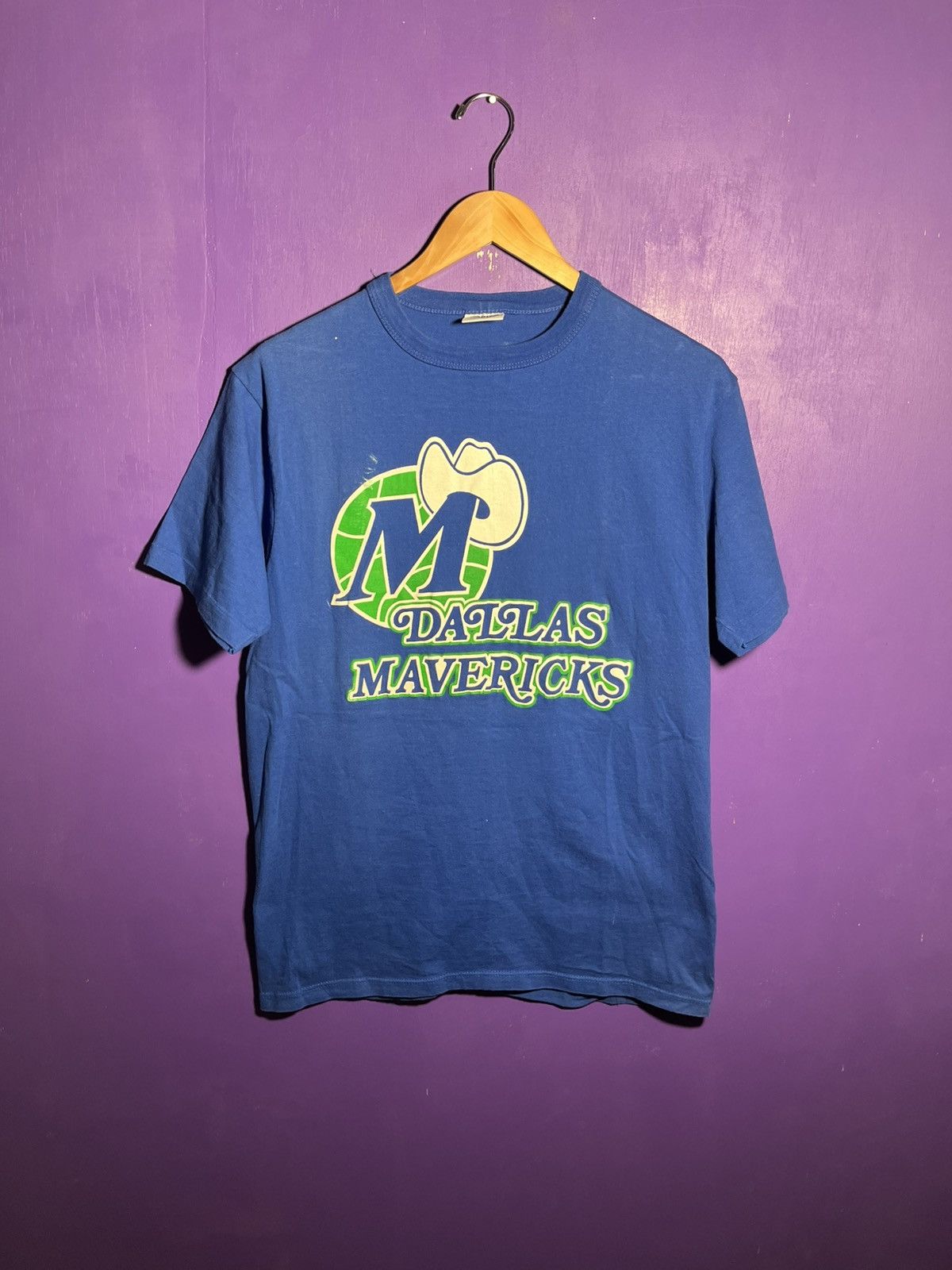 Starter X Vintage Vintage 80s Starter Dallas Mavericks Logo T Shirt