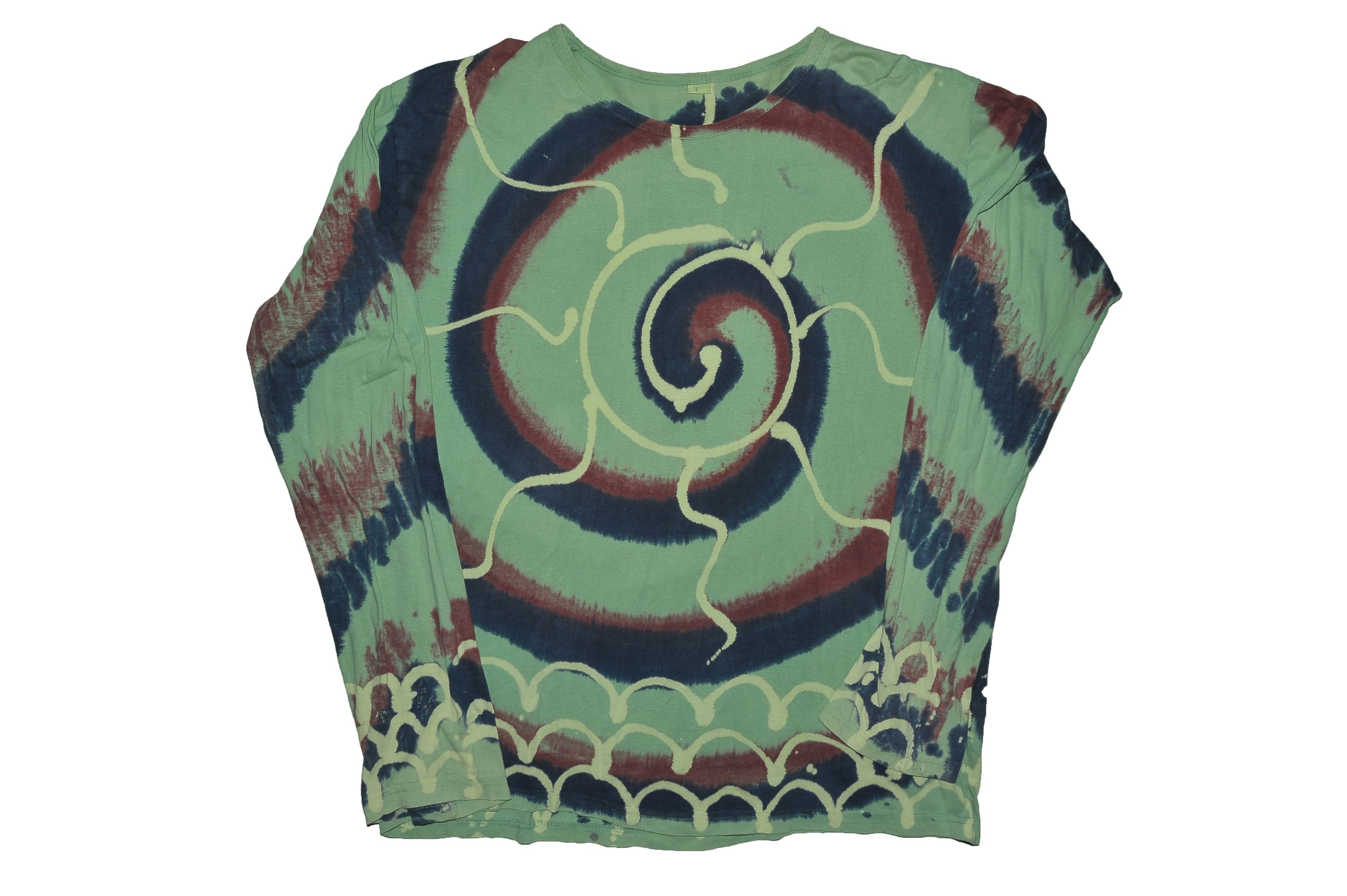 Vintage 90 S Sun Psychedelic Tie Dye Longsleeves Shirt